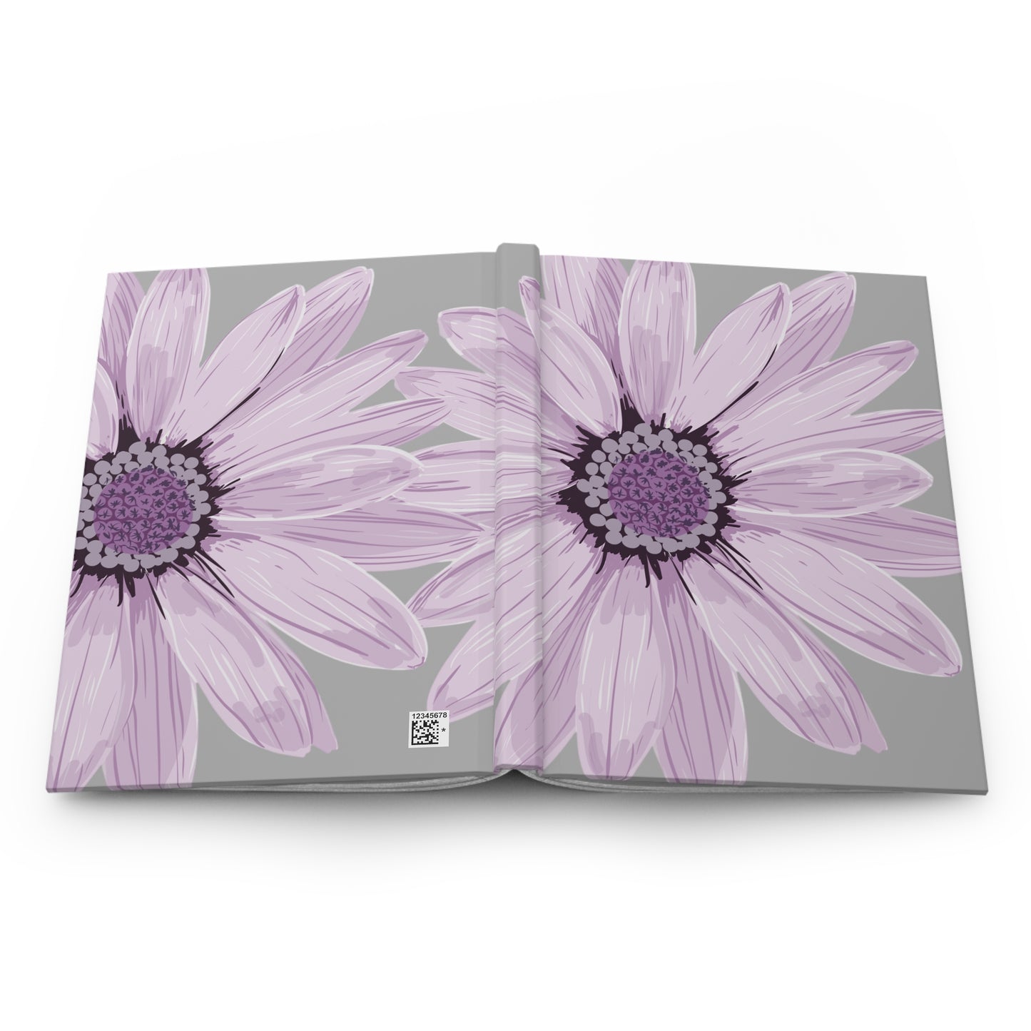 Floral Hardcover Journal, Elegant Writing Notebook, Gift for Writers, Beautiful Journal for Ideas, Flower Design Diary