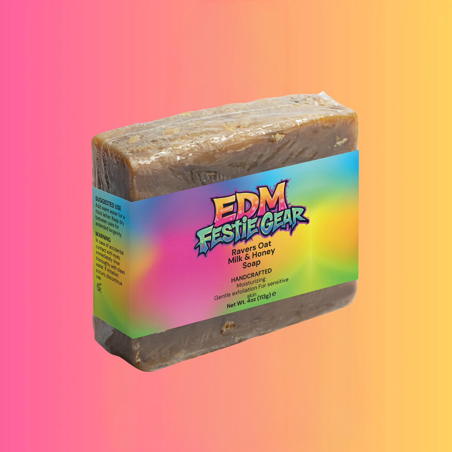 Ravers Oat Milk Honey Soap - Essential for Festival Vibes