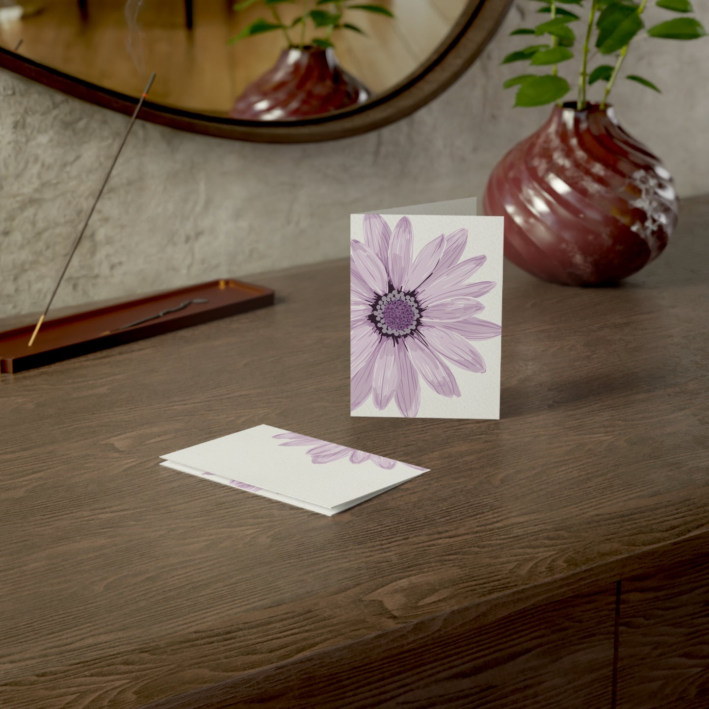 Beautiful Lavender Flower HAPPY BRITHDAY Greeting Cards! (1, 10, 30, and 50pcs)
