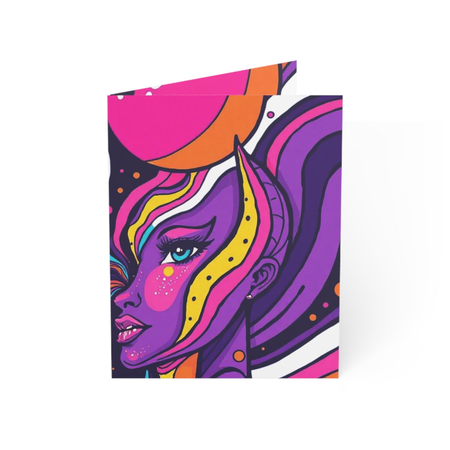 Vibrant Art Greeting Cards - Colorful Abstract Designs for Any Occasion, Art Cards, Fun Stationery, Unique Gift, Invite, Note Cards