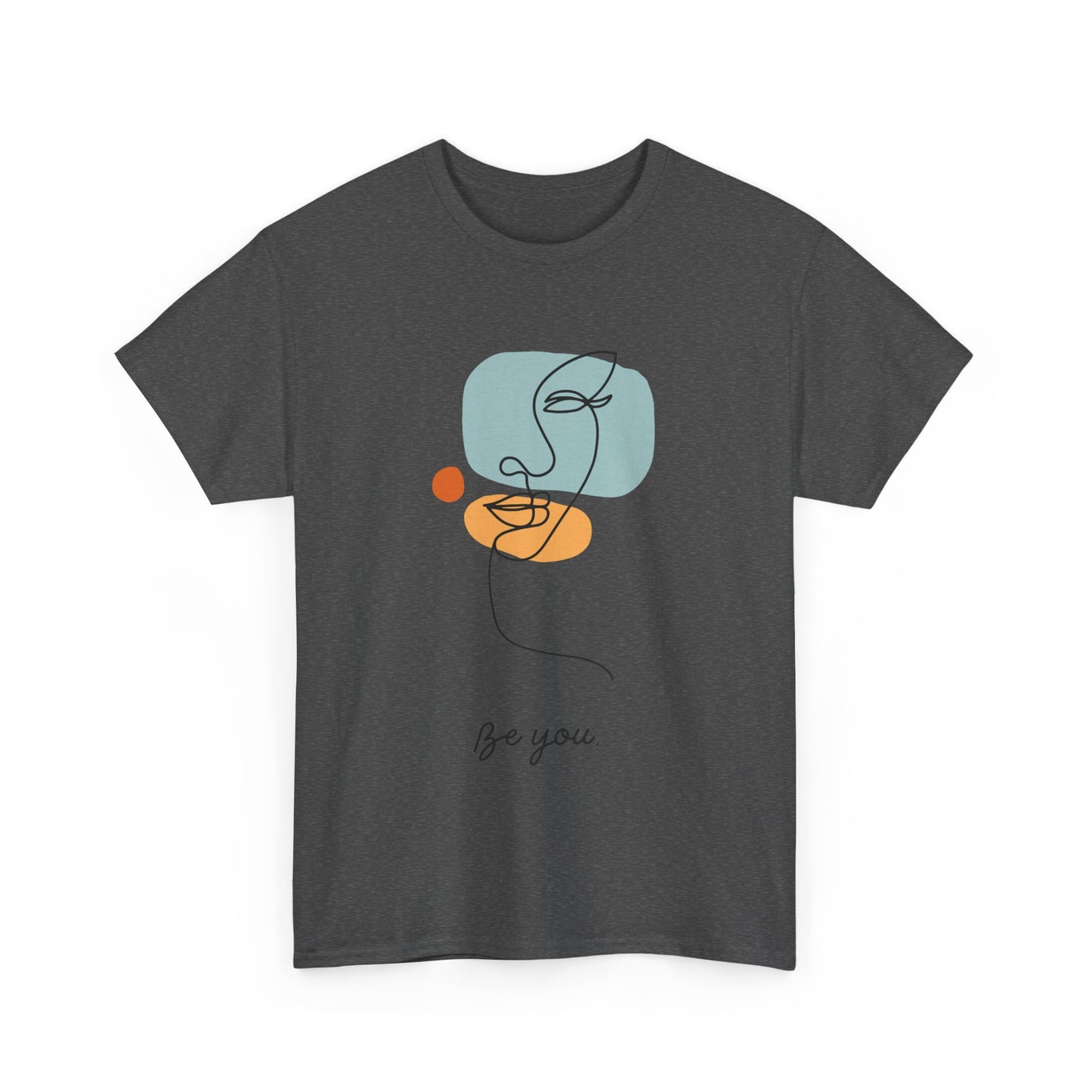 Minimalist Be You Tee, Unisex Cotton T-Shirt, Inspirational Graphic Tee, Gift for Friends, Casual Everyday Wear, Self-Love Apparel