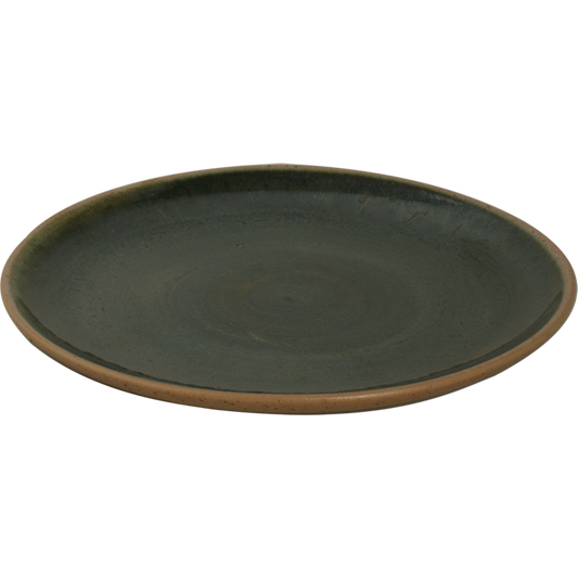 [ Set of 6 ] Plate Palmer Wisteria 8.7 inch Green Beige Stoneware-0