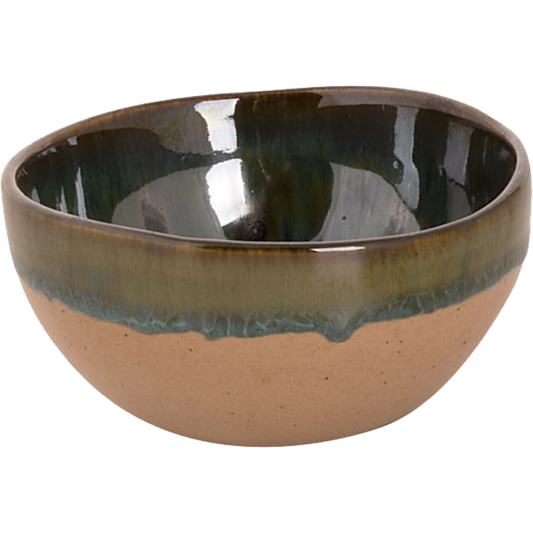 [ Set of 6 ] Bowl Palmer Wisteria 4.3 inch Green Beige Stoneware-0