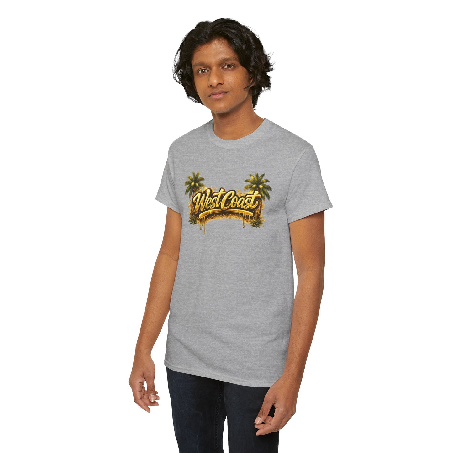 West Coast Palm Tree T-Shirt — Retro Surf Vibe Tee