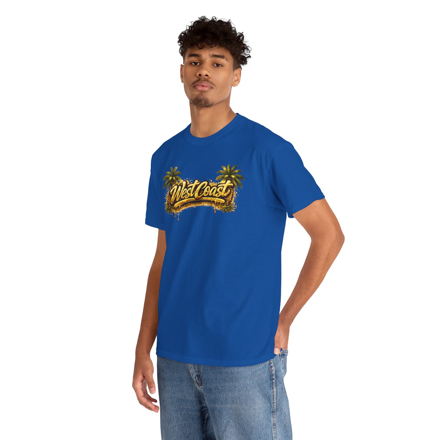 West Coast Palm Tree T-Shirt — Retro Surf Vibe Tee