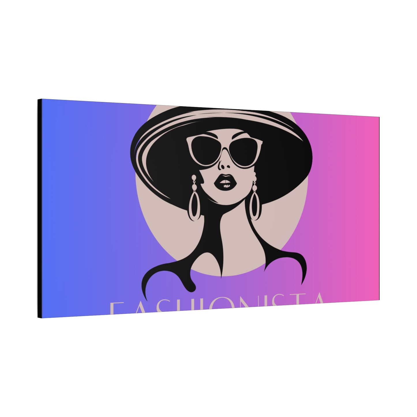 Fashionista Matte Canvas Wall Art, chic home decor, stylish gift for fashion lovers, wall decor, modern art piece, unique artwork