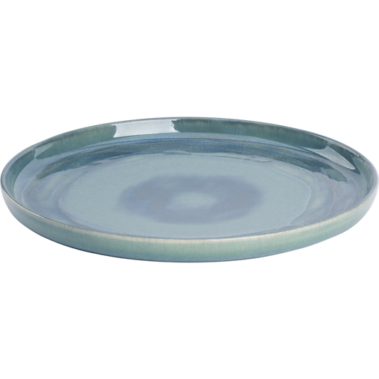 [ Set of 6 ] Plate Palmer Miami 11 inch Green Stoneware-0