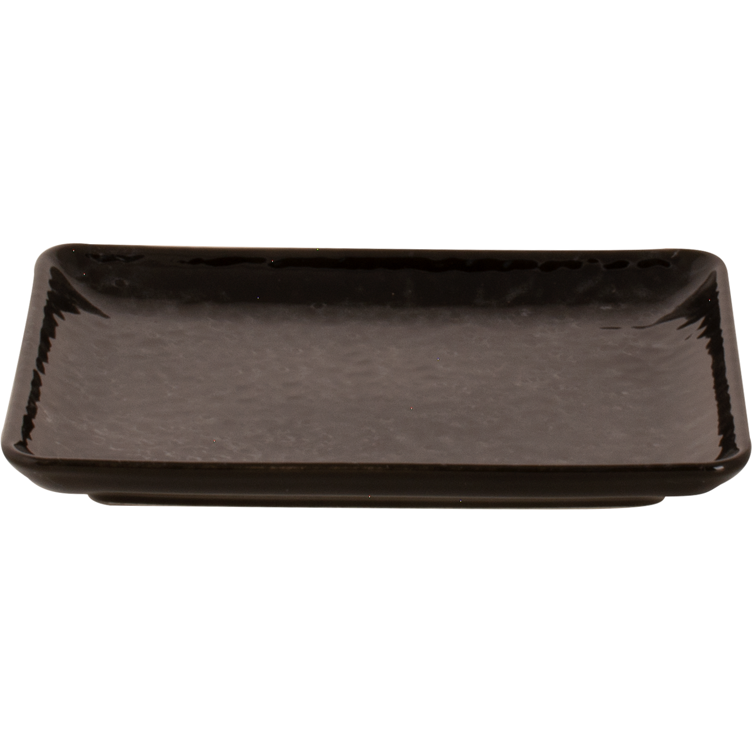 [ Set of 6 ] PLATE 18X13 RECT. BLACK TAHITI 7 x 5 inch-0