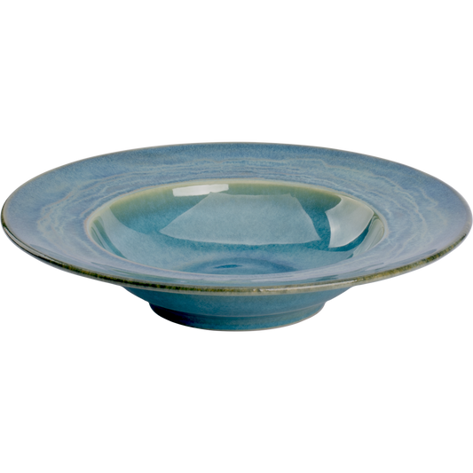[ Set of 4 ] Deep plate Palmer Miami 10.6 inch Green Stoneware-0