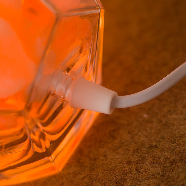 Himalayan crystal salt lamp
