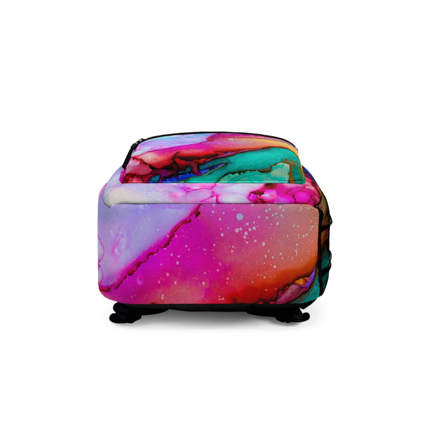 Vibrant Abstract Backpack, Colorful School Bag, Trendy Travel Backpack, Unique Gift for Art Lovers, Stylish Daily Use Backpack