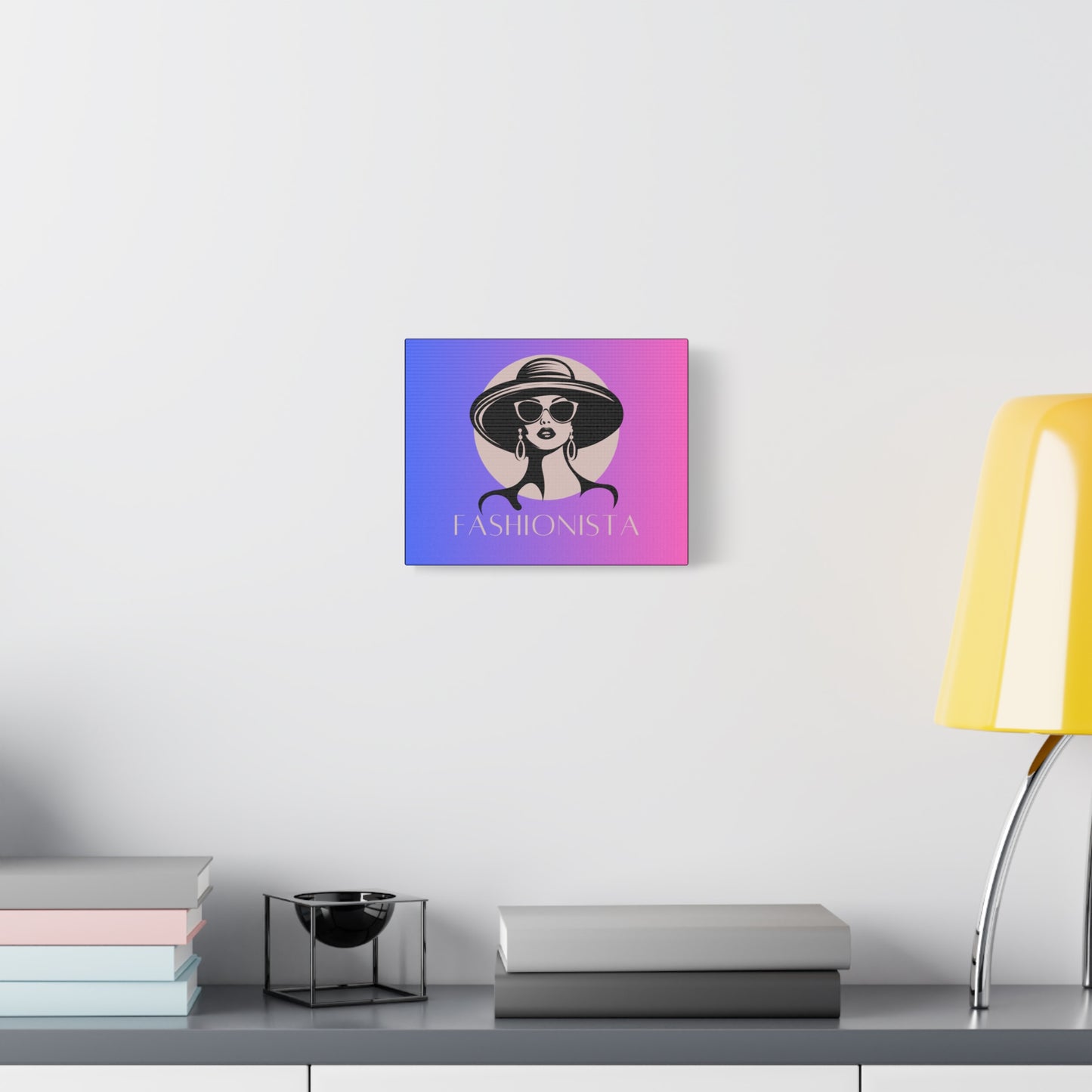 Fashionista Matte Canvas Wall Art, chic home decor, stylish gift for fashion lovers, wall decor, modern art piece, unique artwork