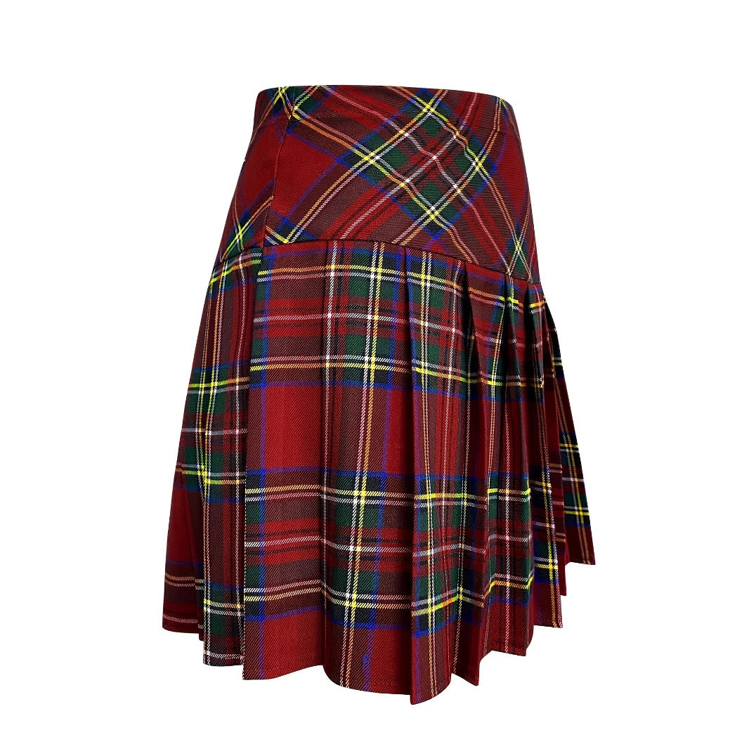 Pleated skirt women's half skirt