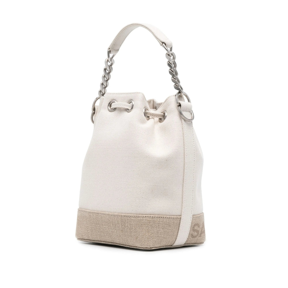 Saint Laurent Neutrals Bucket Bags Women