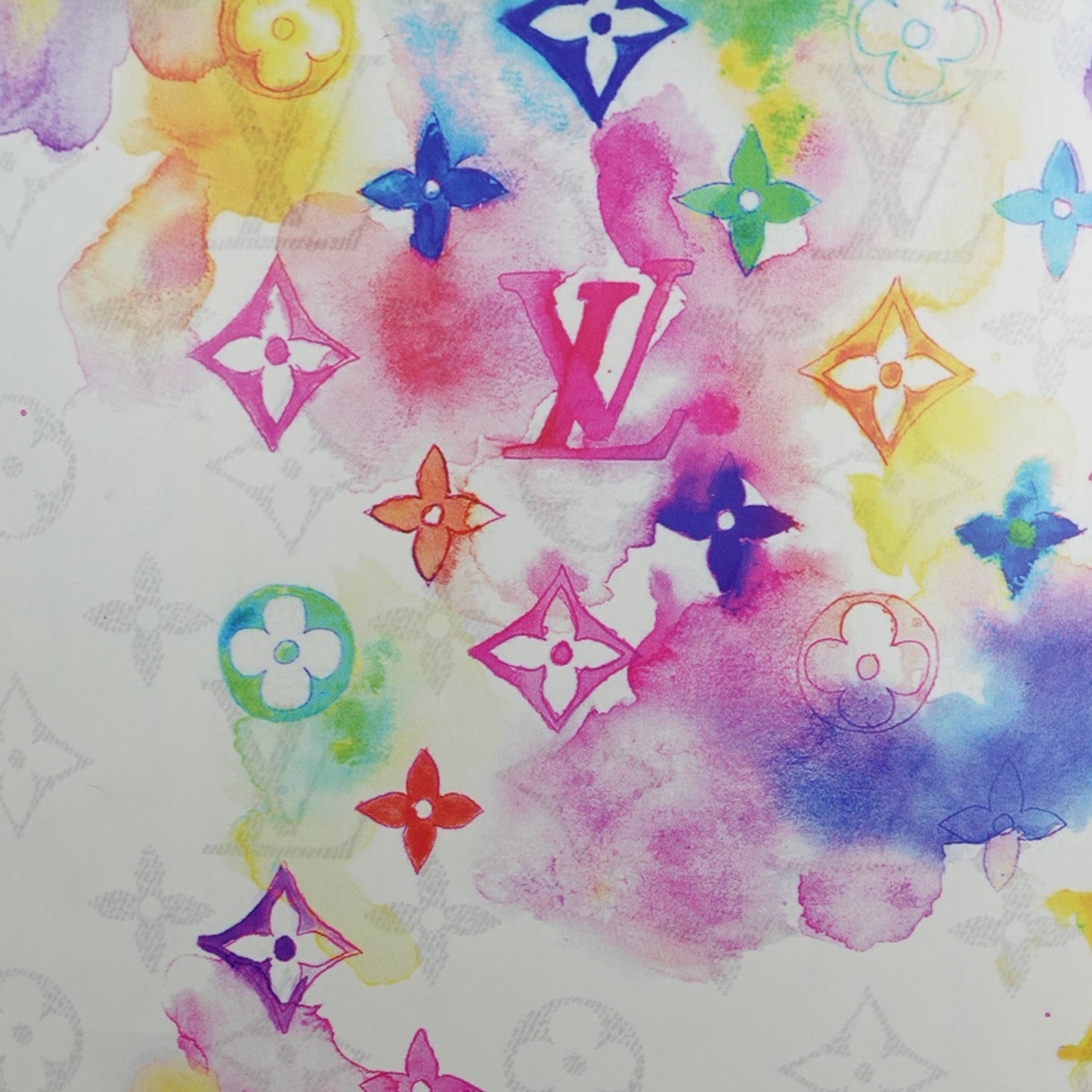 Louis Vuitton Watercolor Monogram Skateboard