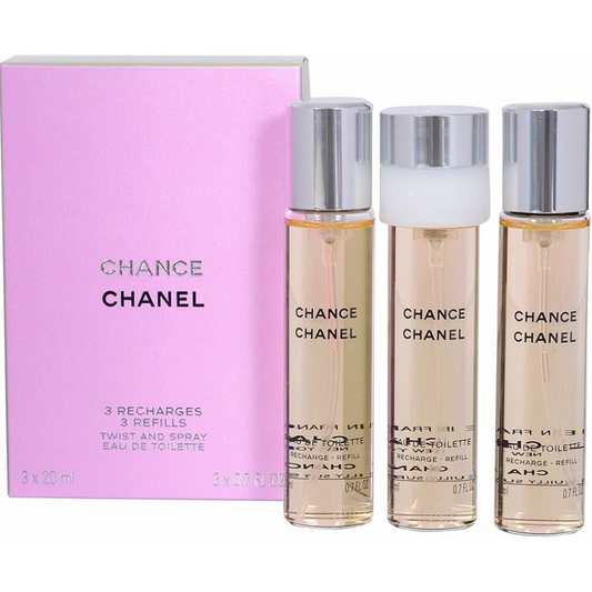 Chanel Chance EDT 3x20ml utántöltő Hölgyeknek (3145891261103)-0