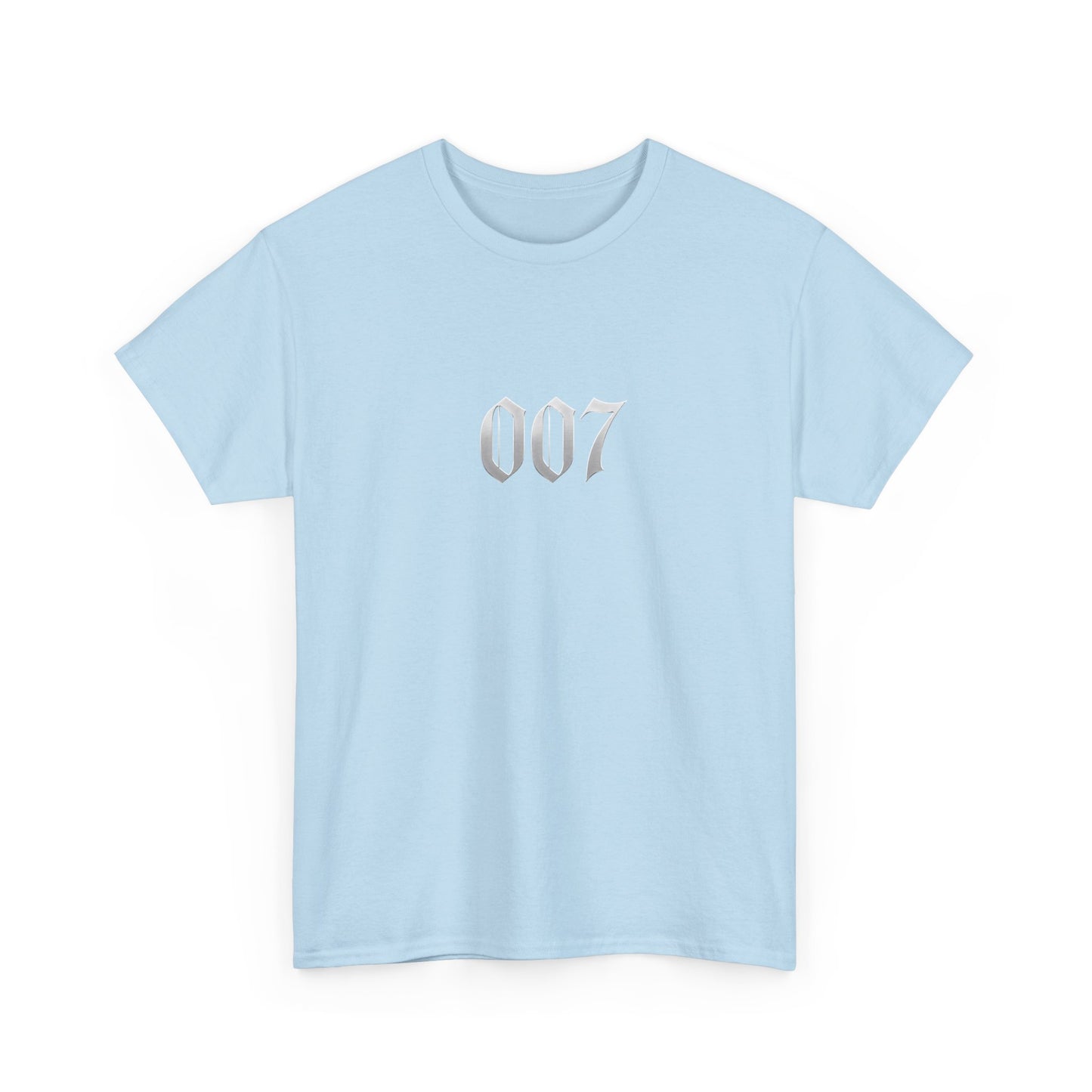007 Graphic Tee — Subtle Spy Number Chest Print