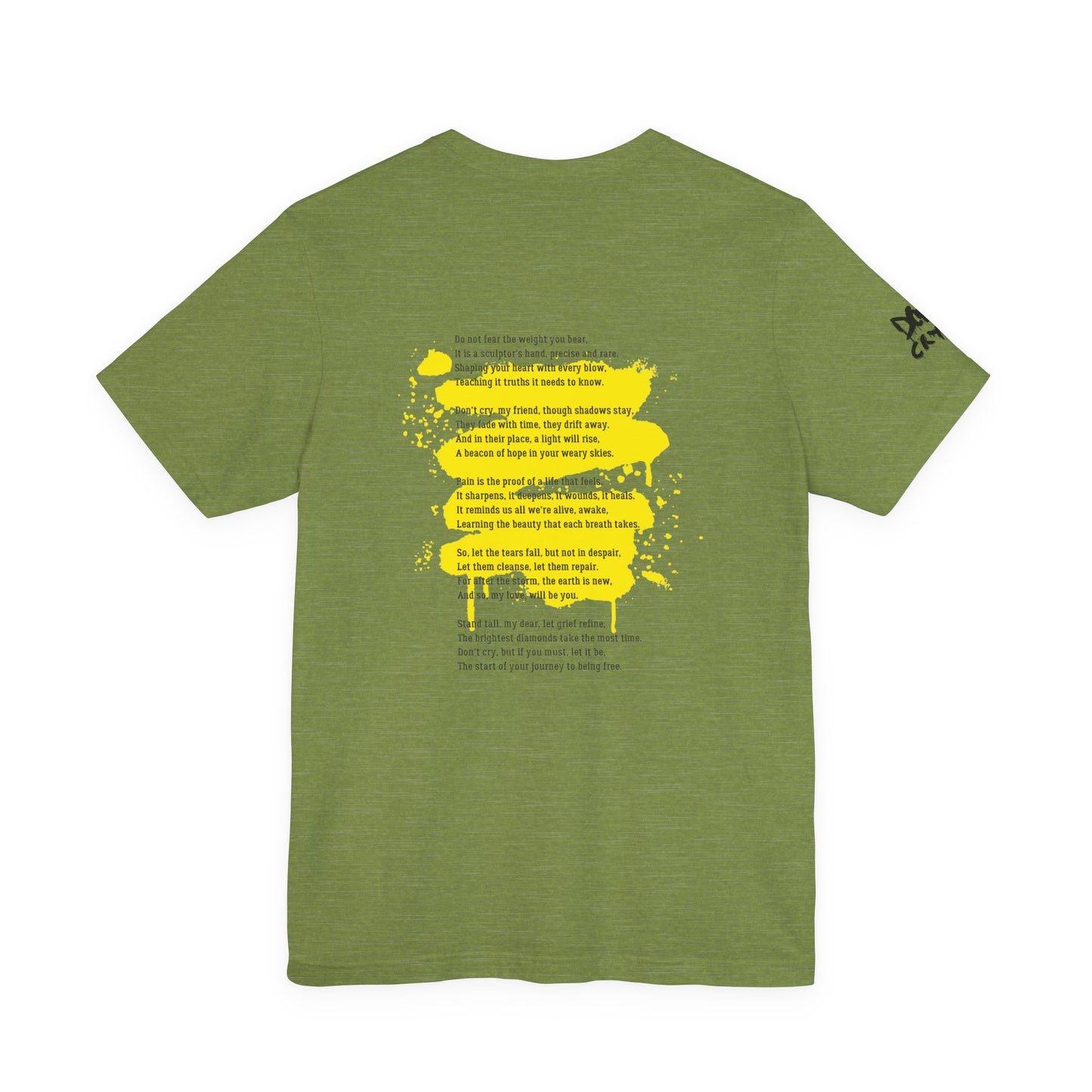 Inspirational Unisex Short Sleeve Tee - Journey to Self-Love & Empowerment