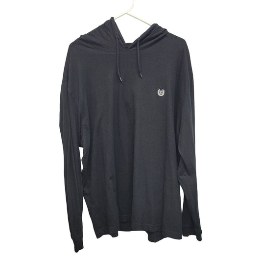 Chaps Mens XXL 100% Cotton Long Sleeve Hooded Lightweight Sweatshirt Hoodie