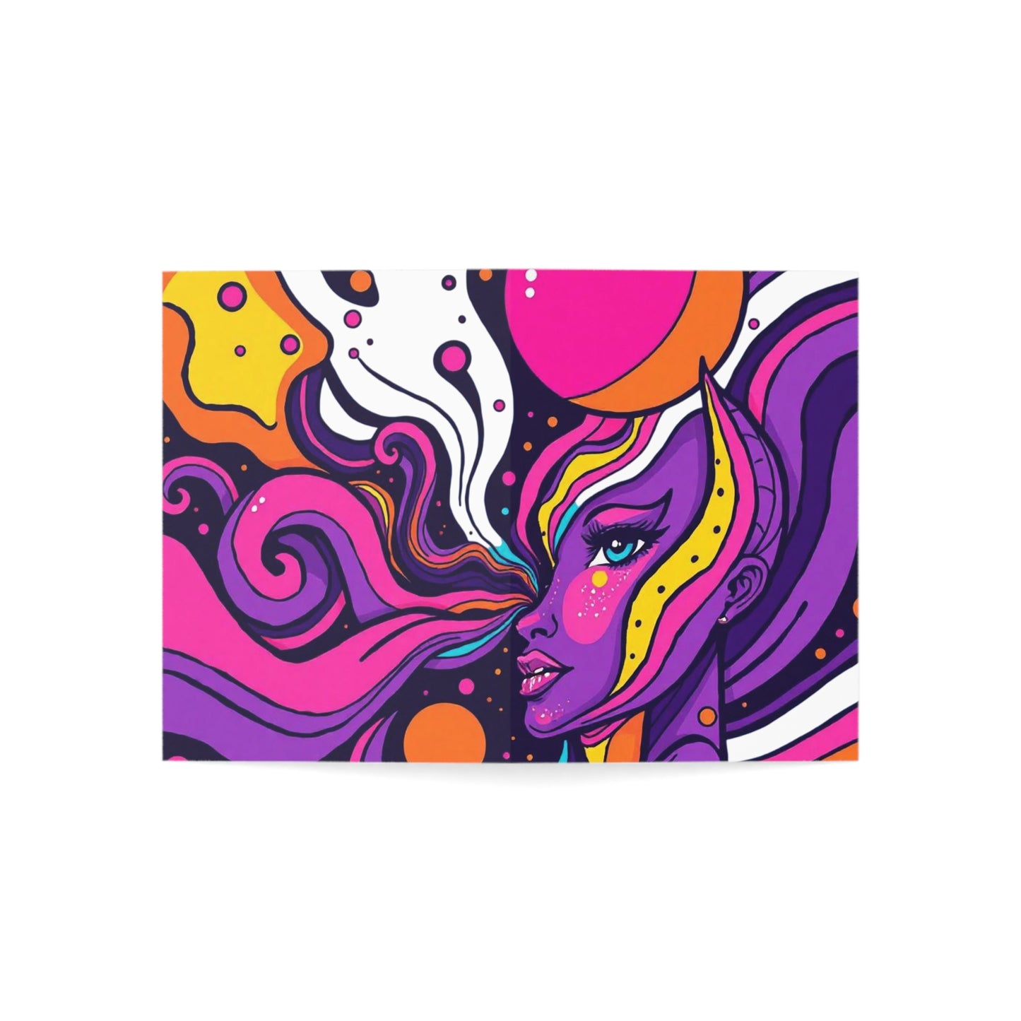Vibrant Art Greeting Cards - Colorful Abstract Designs for Any Occasion, Art Cards, Fun Stationery, Unique Gift, Invite, Note Cards