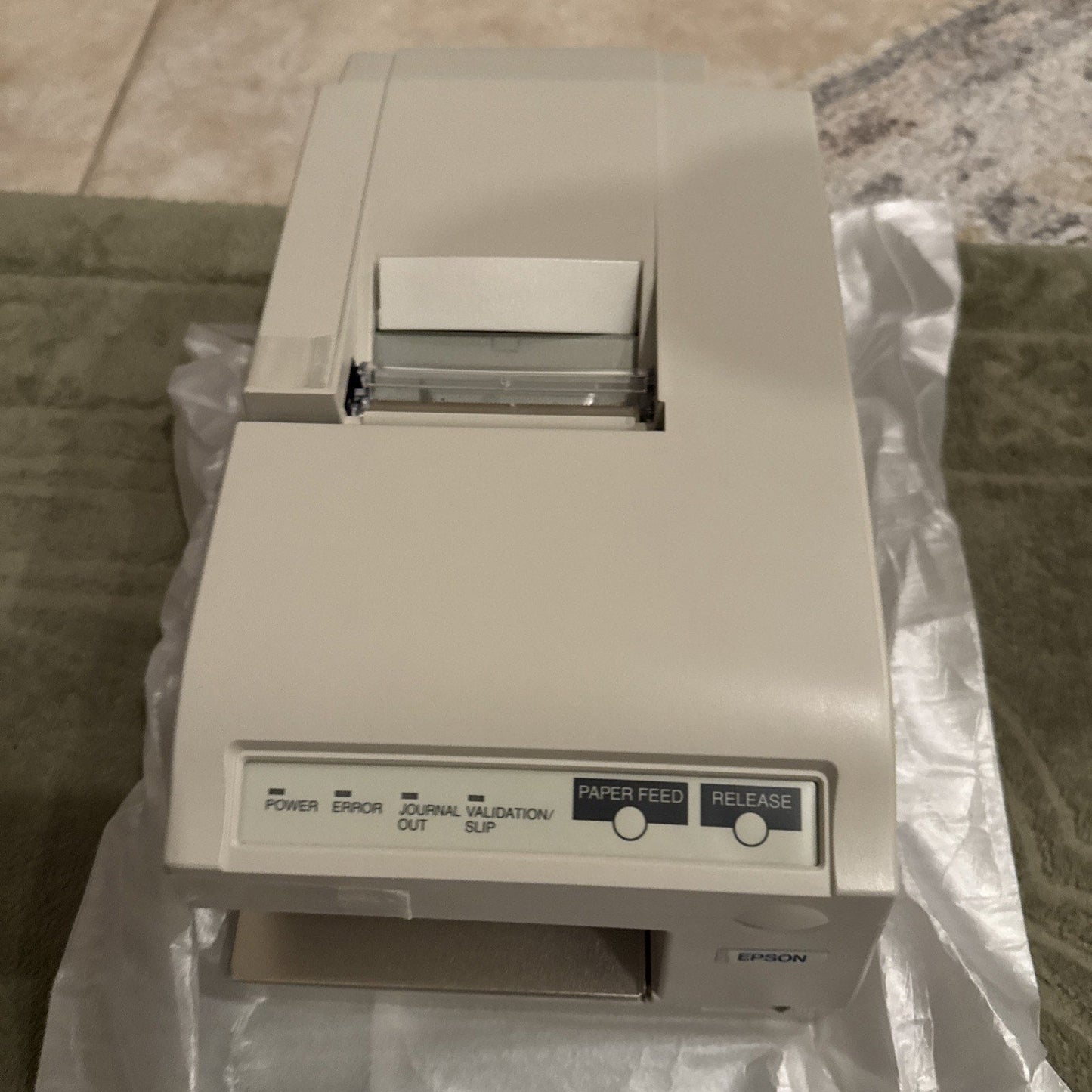 EPSON TM-U375P Model# M115ADot Matrix POS Receipt Printer And (no Power Adapter)