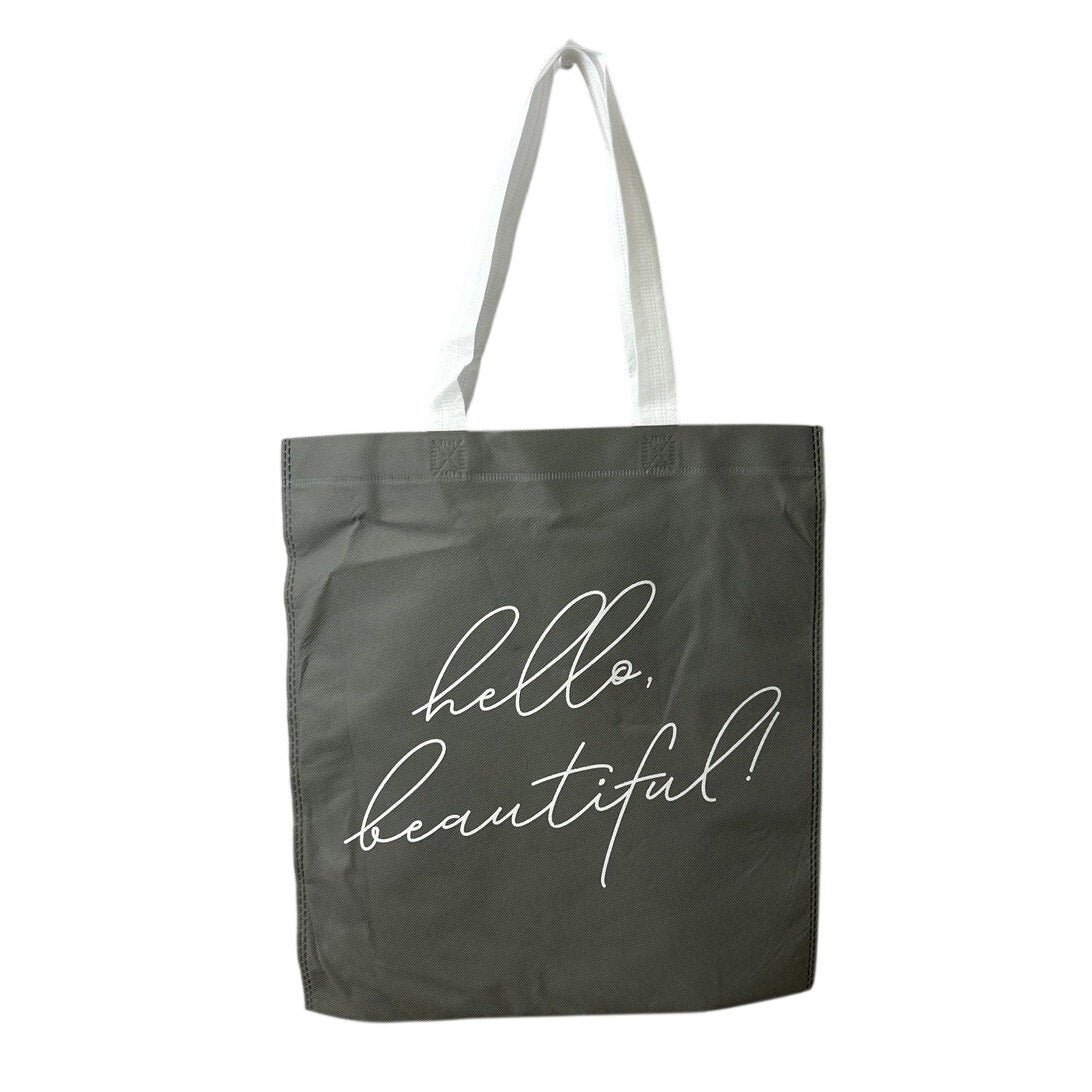 New Upcycled Hand Printed No Act Of Kindness Is Ever Wasted Shopper Tote Bag