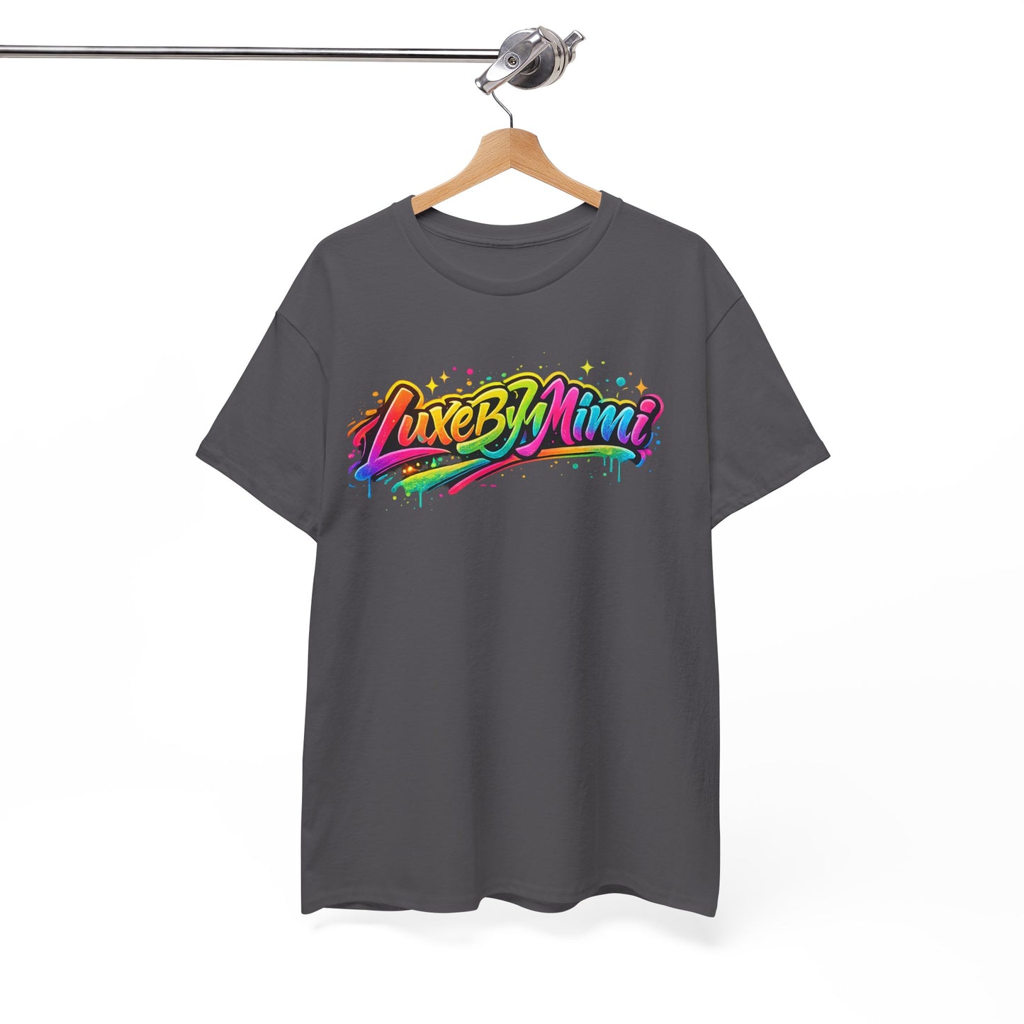 Graffiti Logo T-Shirt — 'Luxe By Mimi' Brand Colorful Streetwear Tee