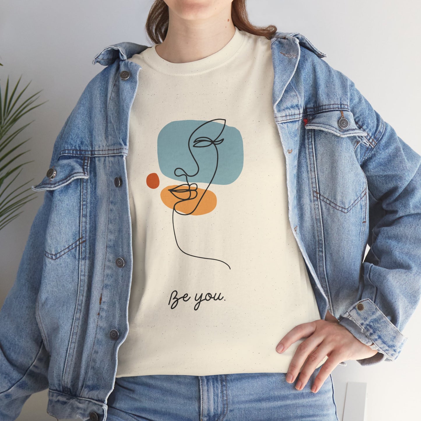 Be You Unisex Cotton Tee - Inspirational Graphic Tee for Self-Love, Gift for Friends, Casual Wear, Birthday, Everyday Comfort