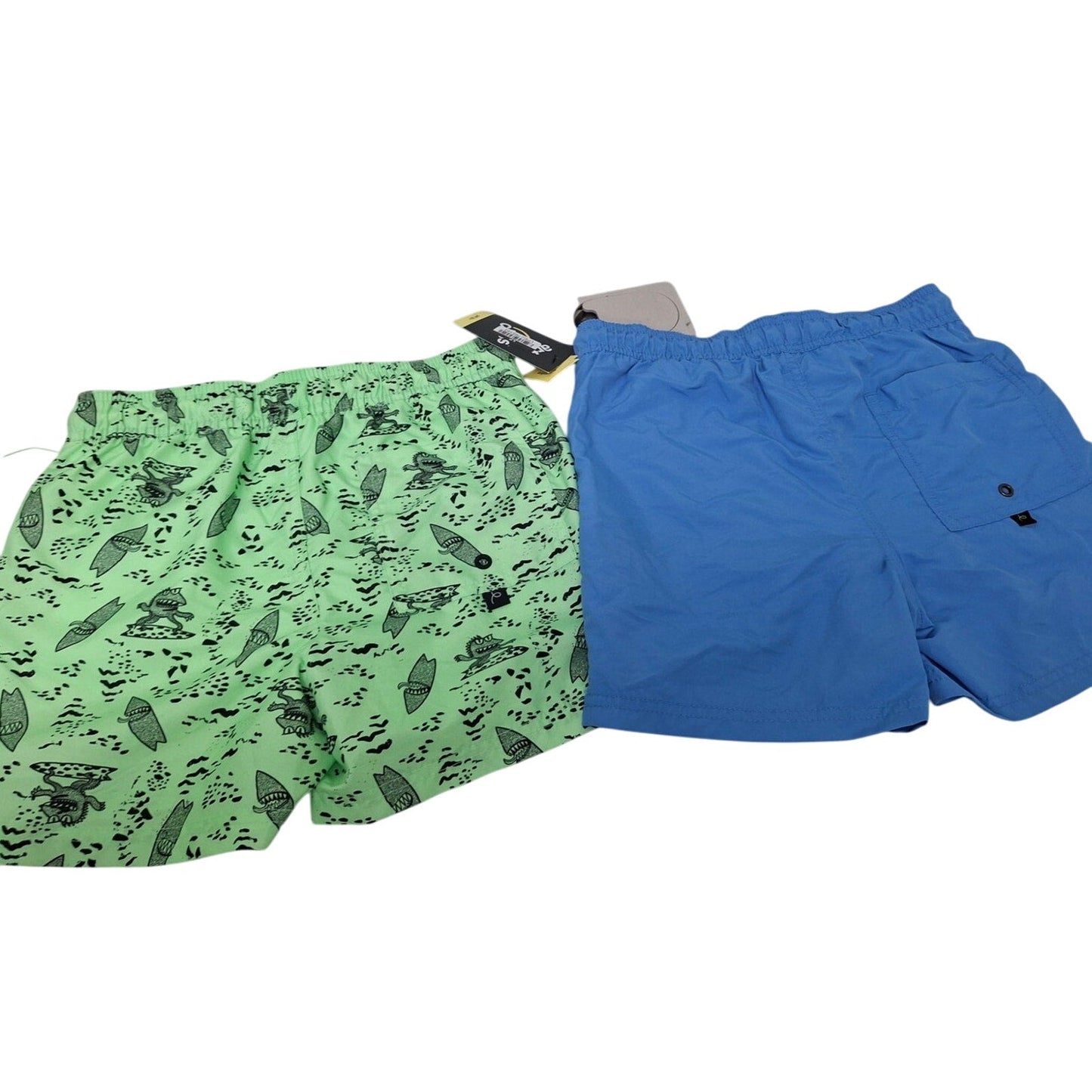 Lot of 2 New Art Class Boys Medium (8) Elastic Waist Drawstring Swim Trunks