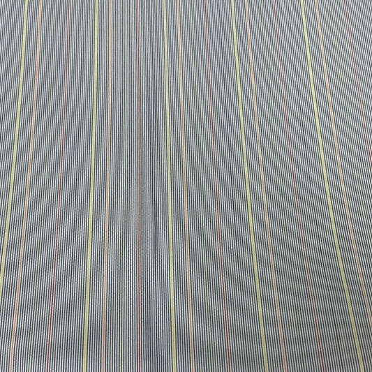 3yds Cotton Pink Blue Pastel Pin Stripe Craft Sewing Quilting Fabric Remnant