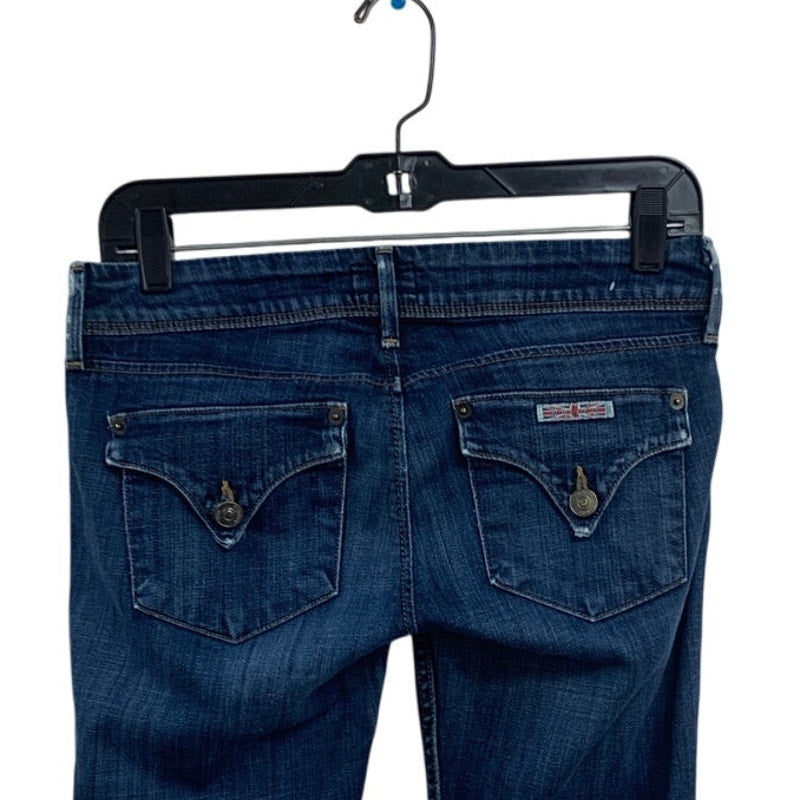 Hudson Womens Size 26 Dark Blue Stretch Cotton Collin Flap Skinny Denim Jeans