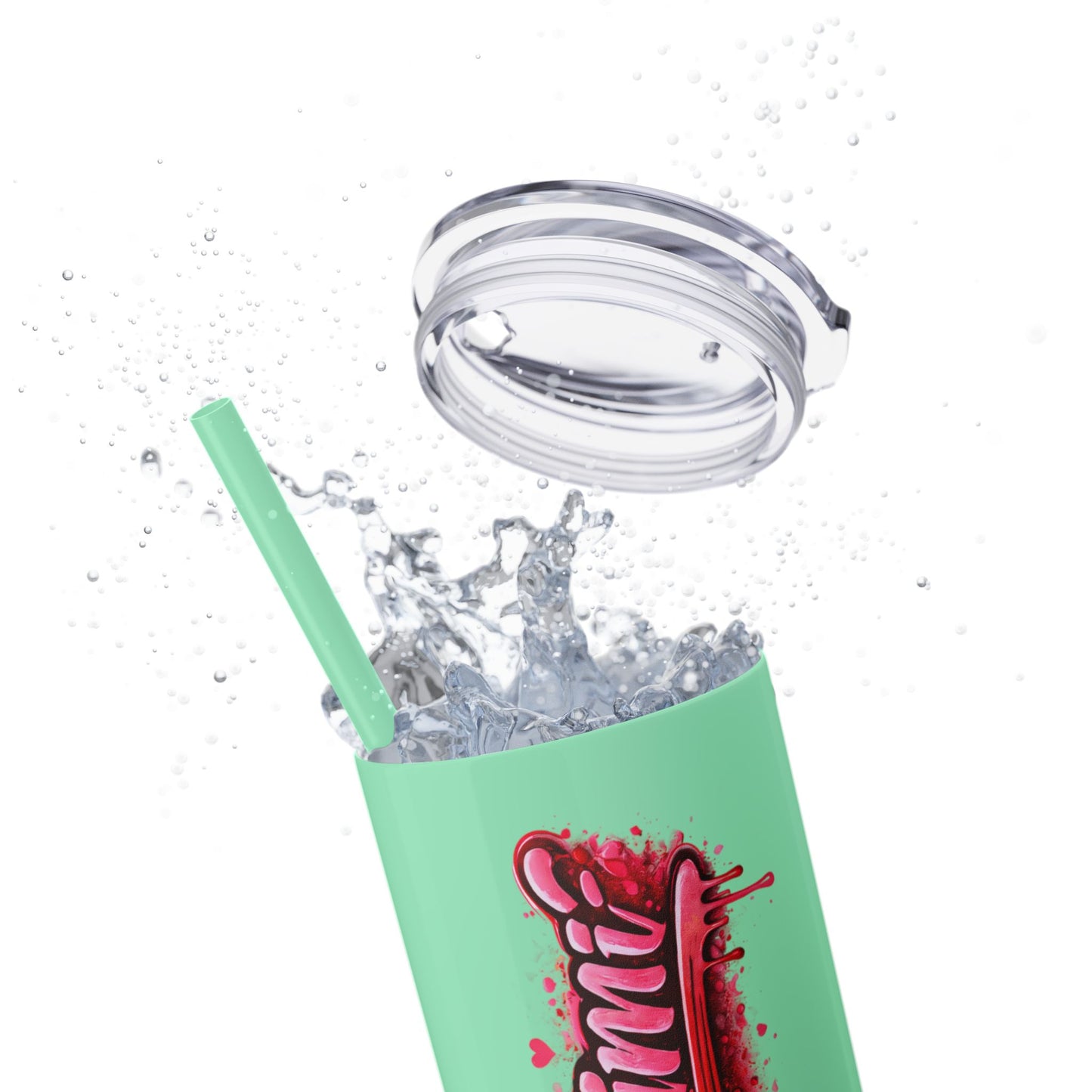 Skinny Tumbler – 'Lake & Lemons' Red Script 20oz Insulated Straw Tumbler