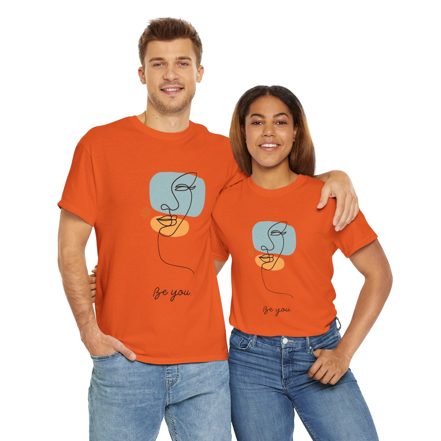 Be You Unisex Cotton Tee - Inspirational Graphic Tee for Self-Love, Gift for Friends, Casual Wear, Birthday, Everyday Comfort