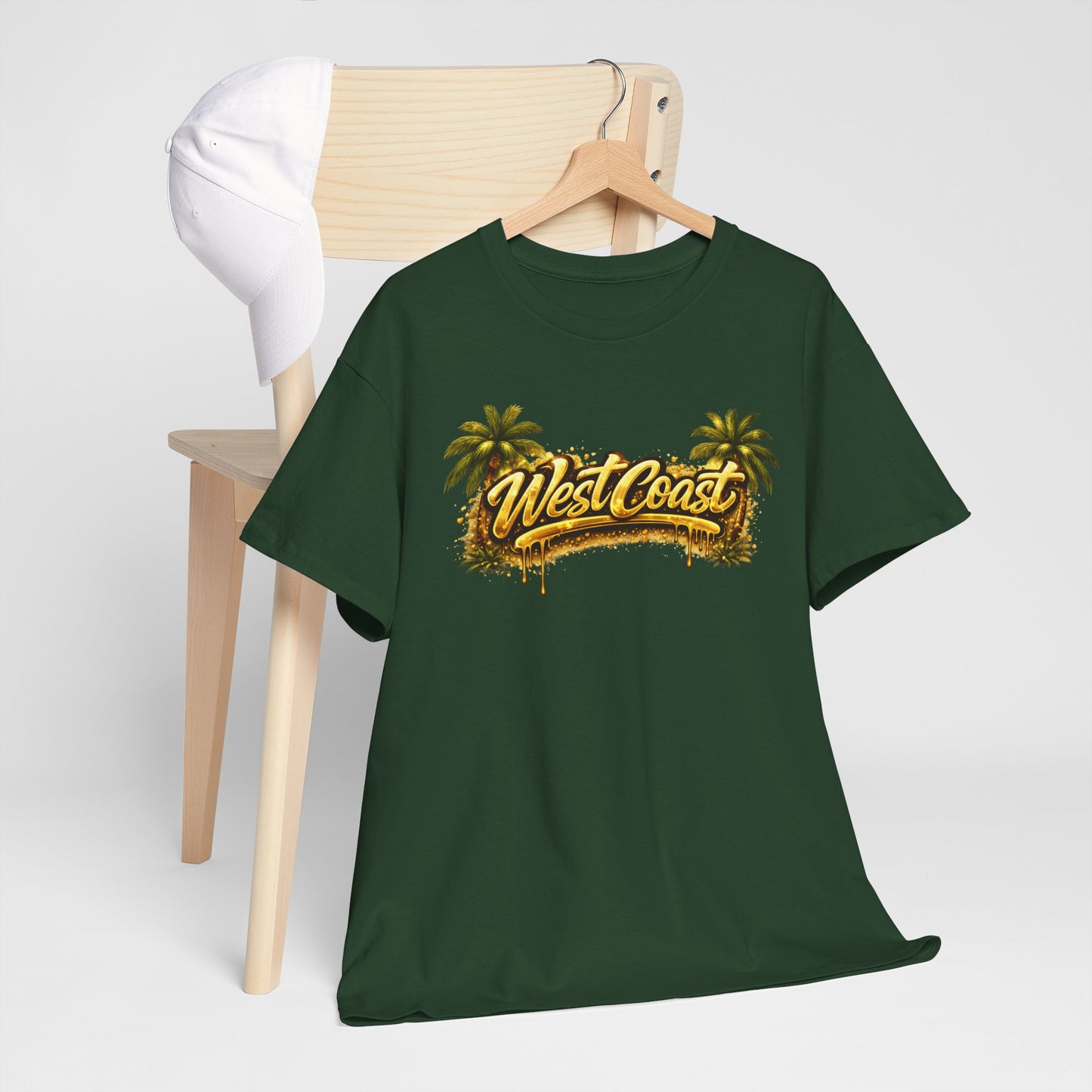 West Coast Palm Tree T-Shirt — Retro Surf Vibe Tee