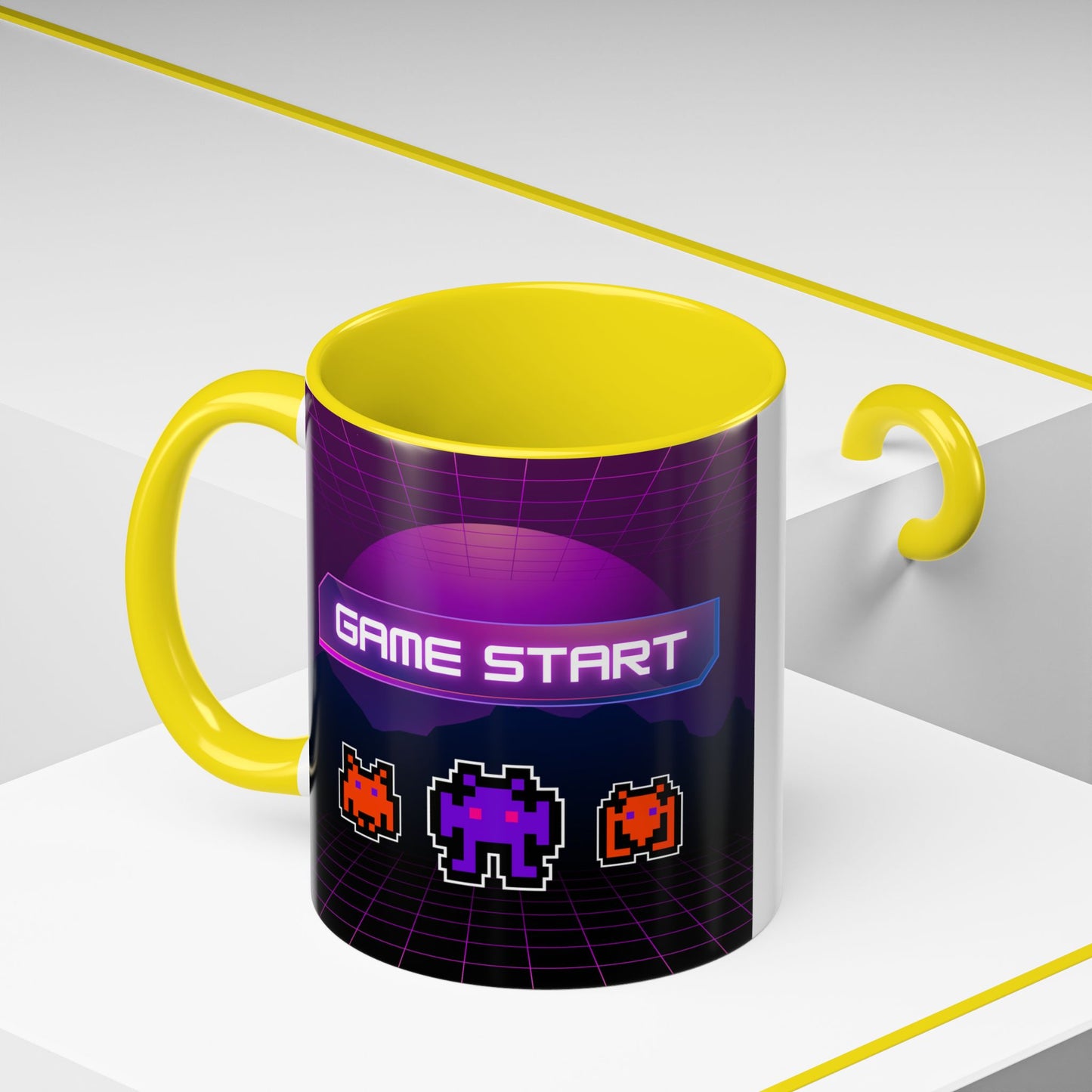 Retro 8-Bit Game Coffee Mug – Perfect Gamer Gift, Fun Kitchen Decor, Unique Birthday Present, Nerdy Officeware, Collectible Drinkware