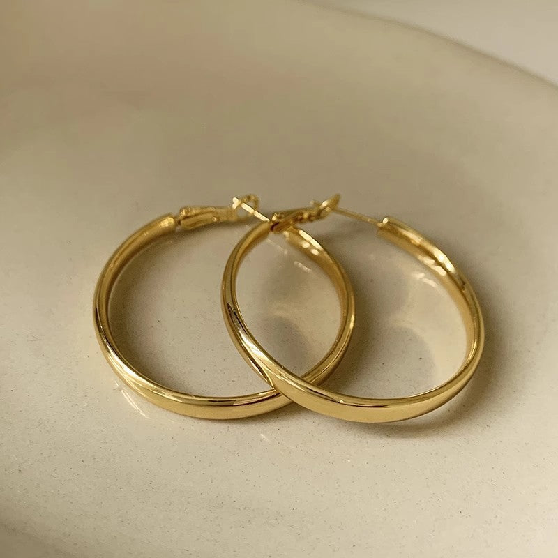 Womens Versatile Light-luxury Minimalist Earrings