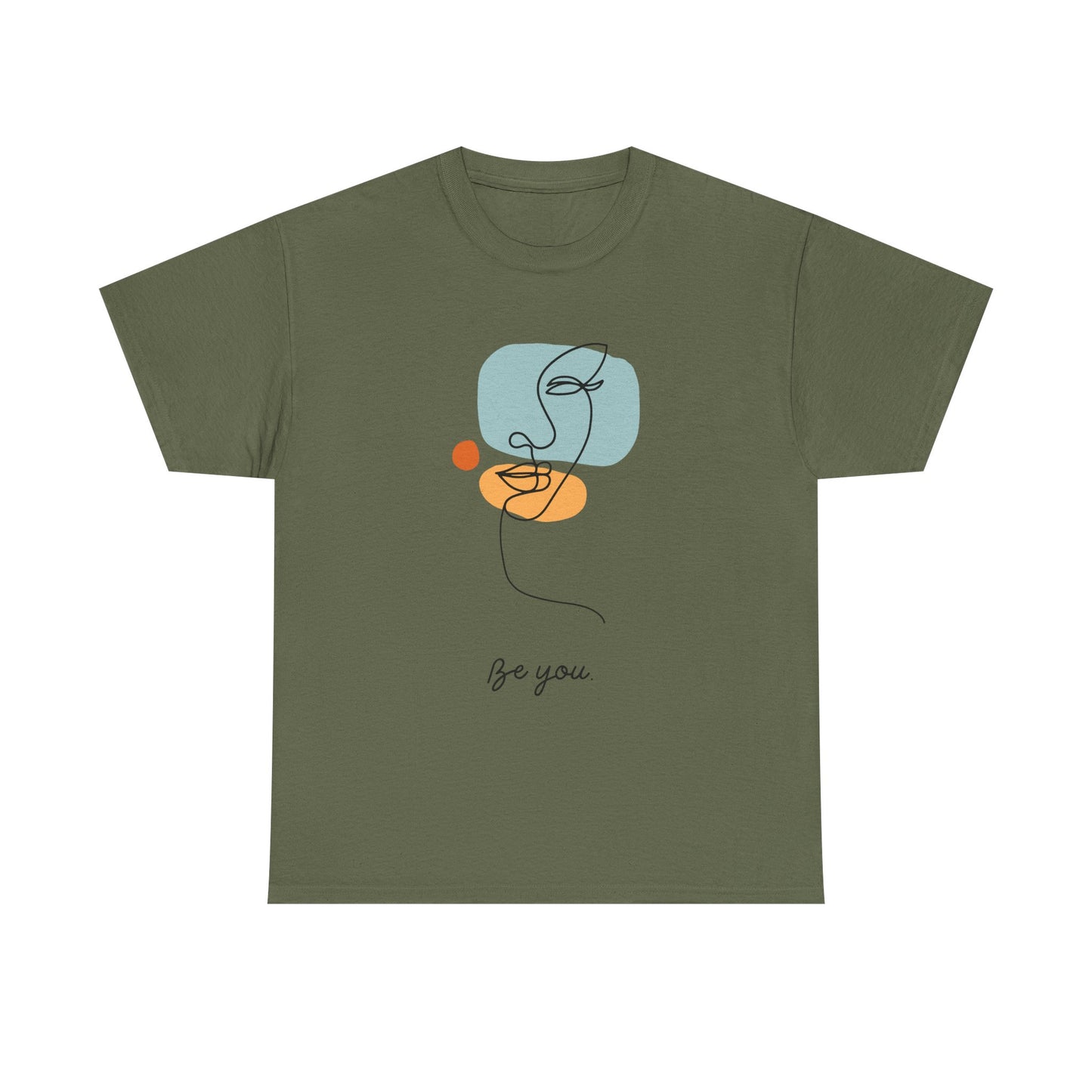 Minimalist Be You Tee, Unisex Cotton T-Shirt, Inspirational Graphic Tee, Gift for Friends, Casual Everyday Wear, Self-Love Apparel