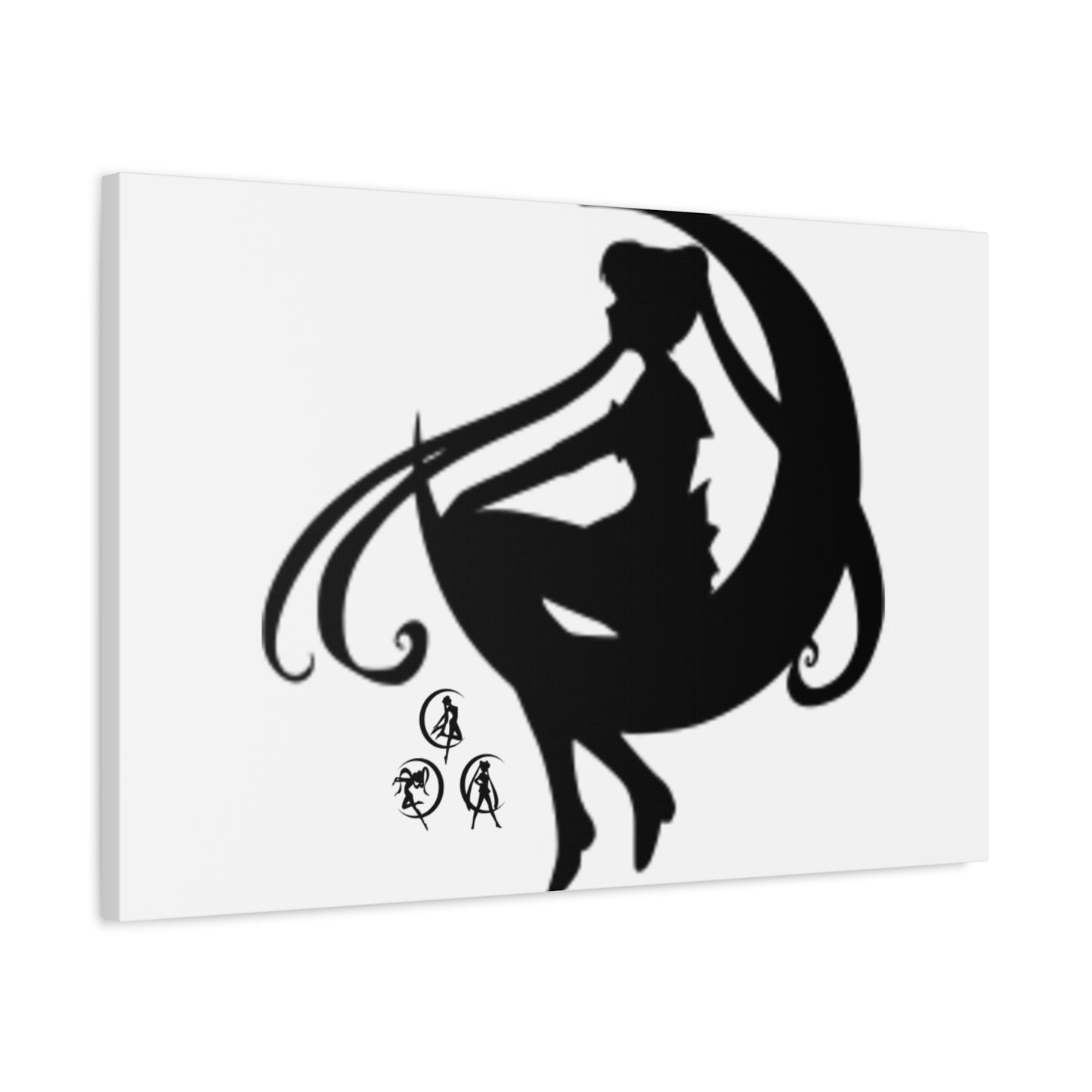 Moonlit Goddess Canvas Art, Modern Wall Decor, Fantasy Home Decor, Boho Aesthetic, Gift for Art Lovers