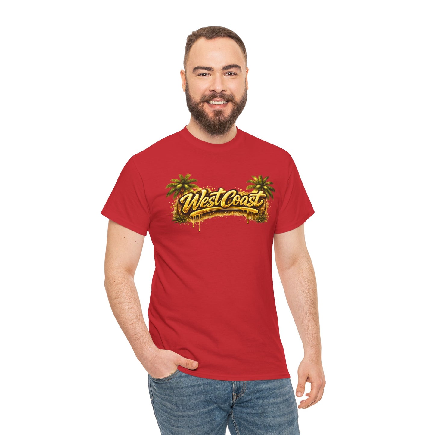 West Coast Palm Tree T-Shirt — Retro Surf Vibe Tee