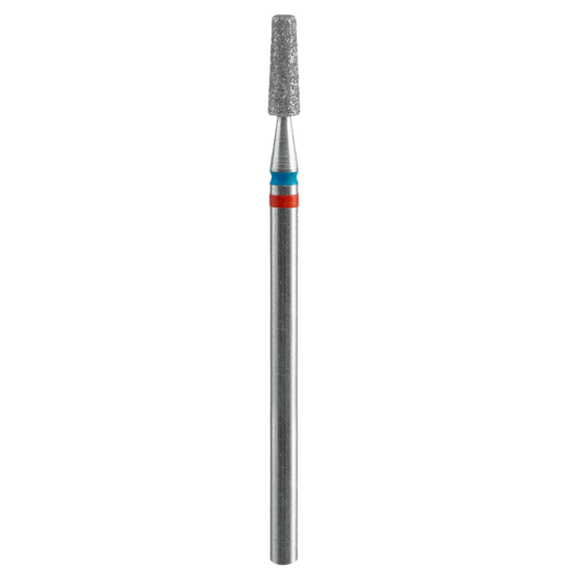 STALEKS - Diamond nail drill bit DUO "Frustum" red-blue, 2,5/8mm (FA70RB025/8)-0