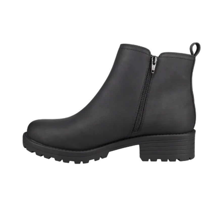 New In Box Buffalo Womens Size 9 Black Water Repellant Faux Leather Anna Boots