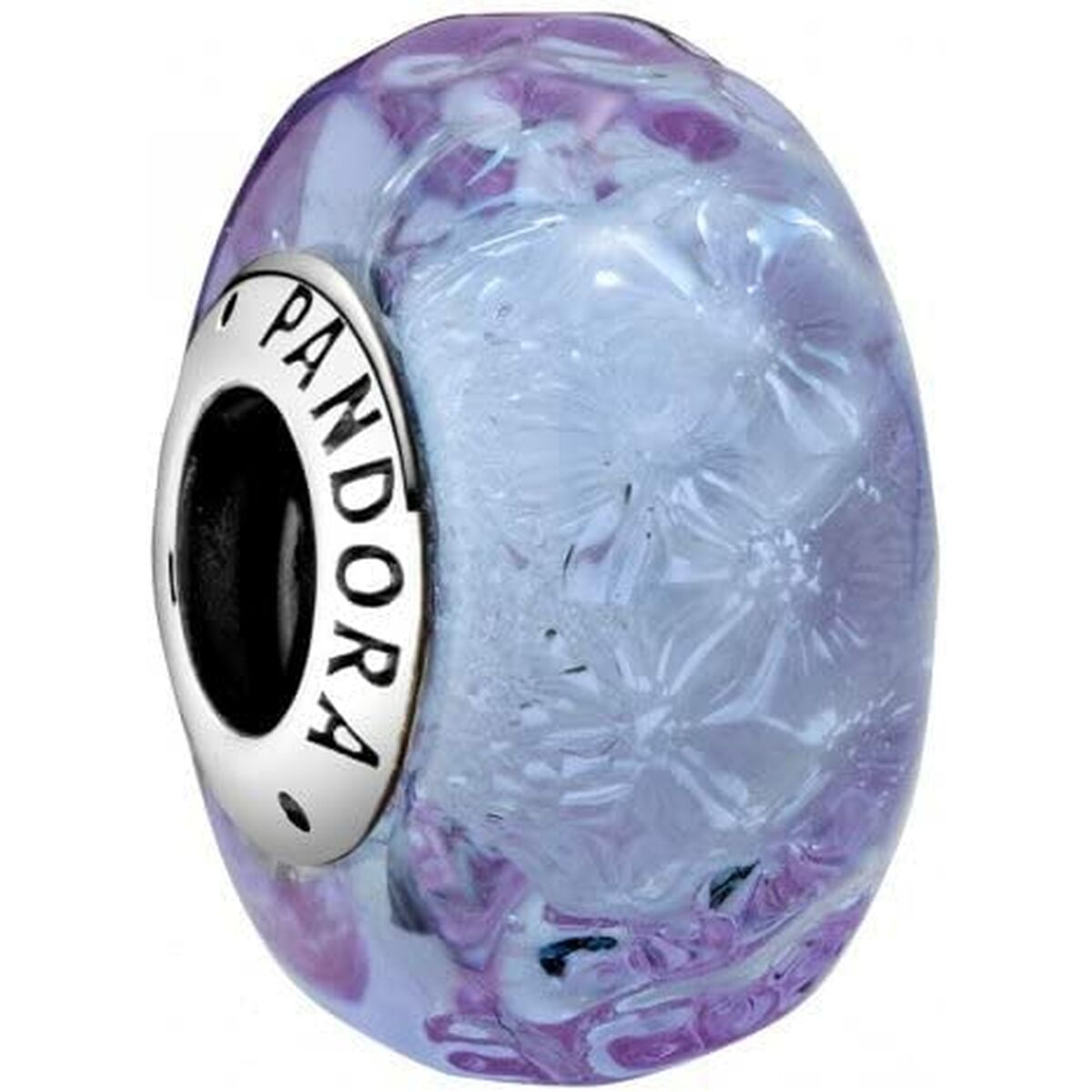 Ladies' Beads Pandora WAVY LAVENDER MURANO GLASS-0