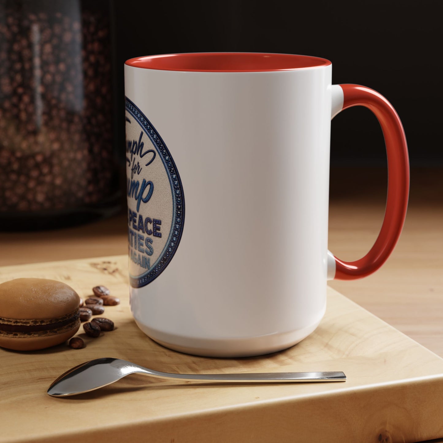 Make Peace Treaties Mug — "Triumph for Trump" Political Coffee Cup (11/15oz)