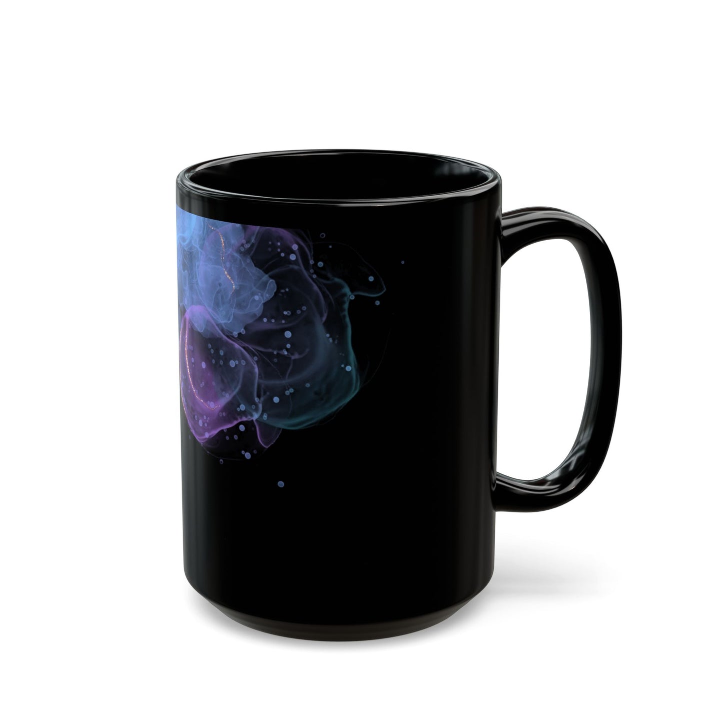 Cosmic Smoke Mug, Mystical Black Coffee Cup, Nebula Design, Gifts for Space Lovers, Unique Home Decor, Birthday Present
