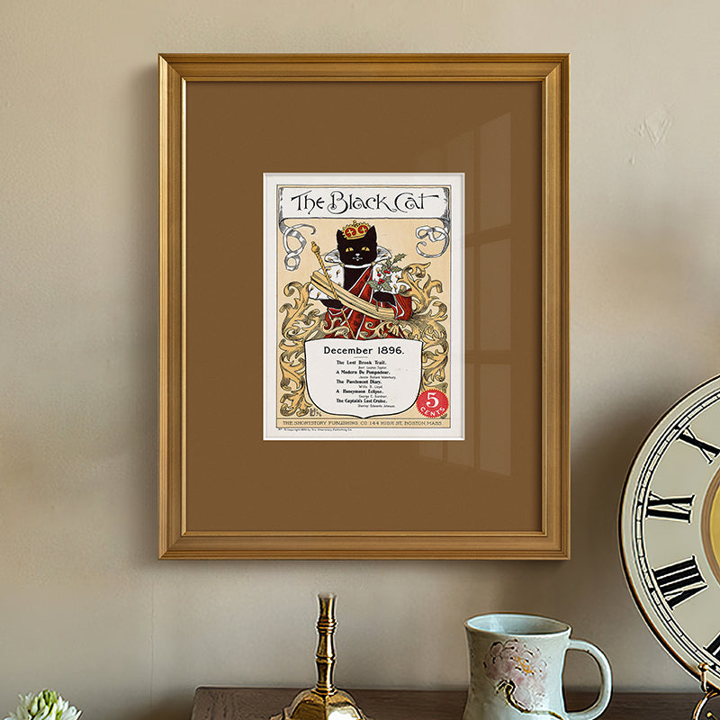 Retro Poster Cat Wall Art-5