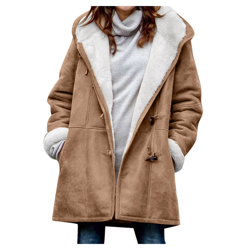 Winterknoopjas Modieuse warm kappiebaadjie met sakke Damesklere