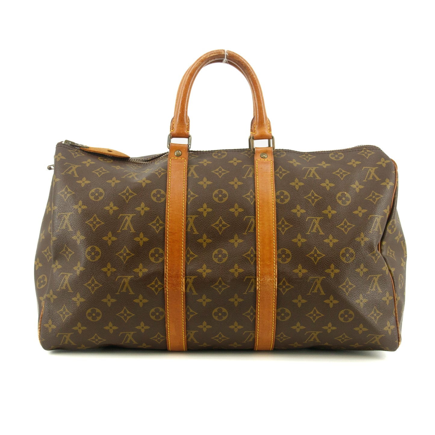 Louis Vuittton Monogram Canvas Brown Keepall 45 Boston Bag #5789