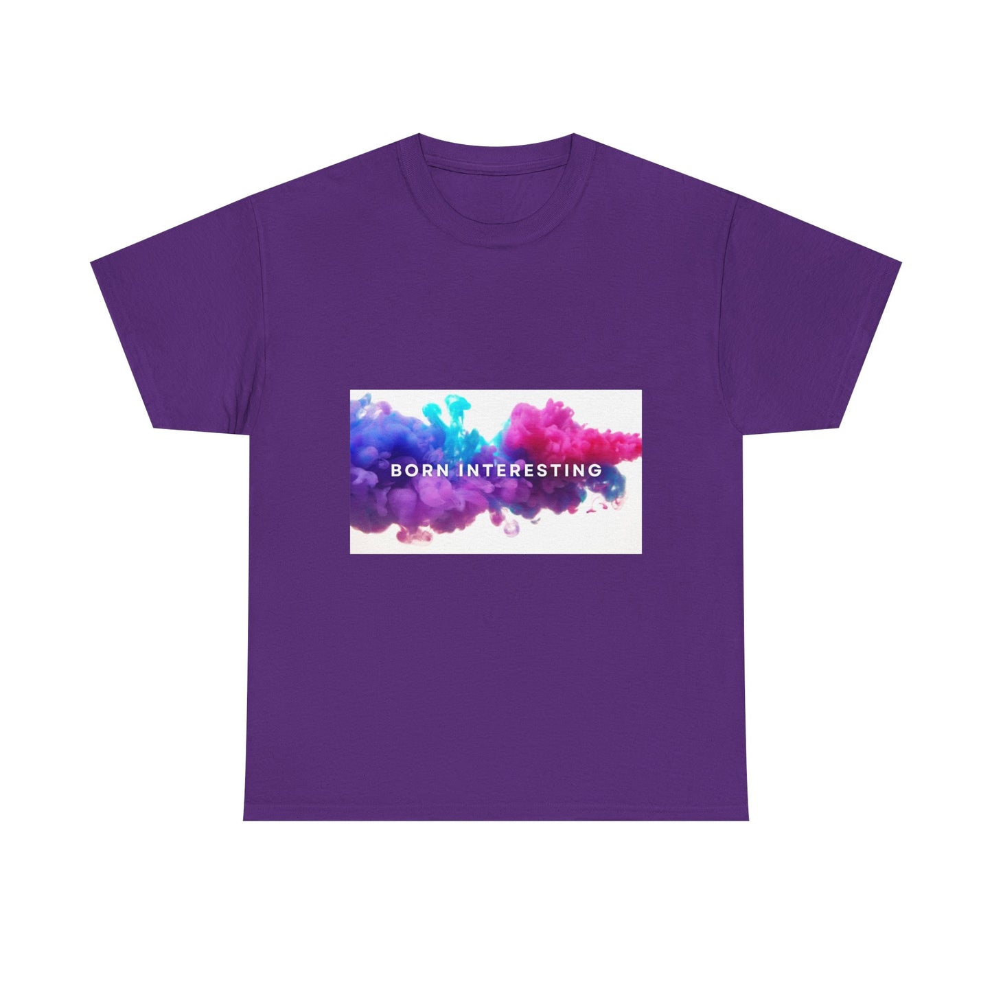 Unisex Cotton Tee – 'Born Interesting' Graphic Shirt, Casual Wear, Gift Idea, Trendy Tee, Daily Wear, Art-Inspired Shirt