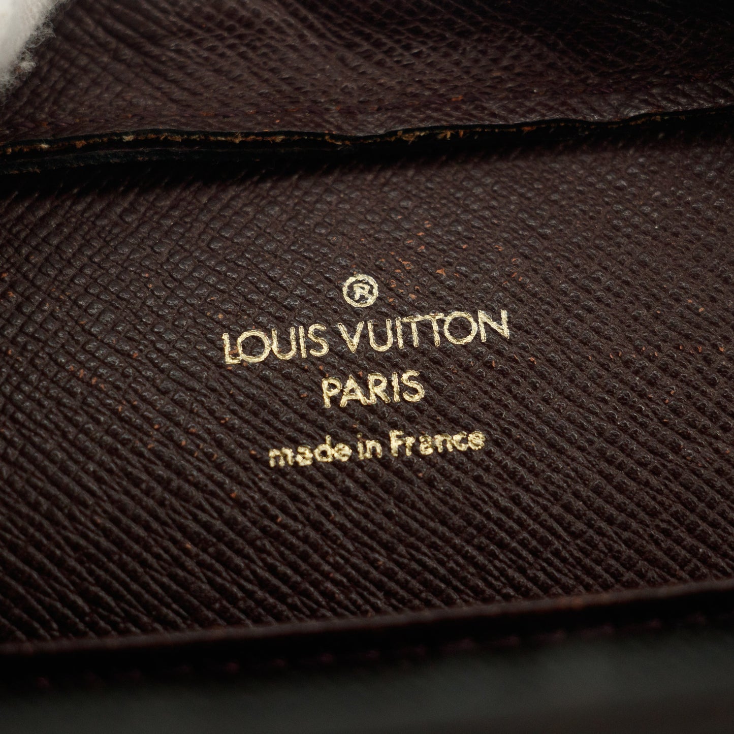 Louis Vuitton Taiga Brown Leather Wrist Bag #5794
