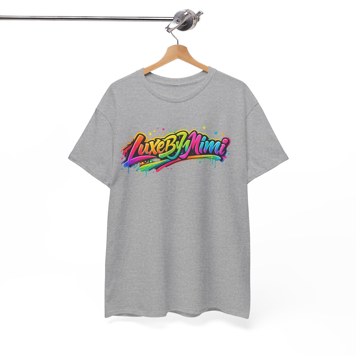 Graffiti Logo T-Shirt — 'Luxe By Mimi' Brand Colorful Streetwear Tee